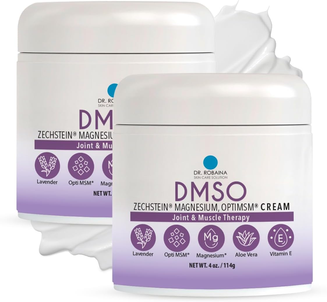DMSO Cream With Aloe Vera  4 Oz Rose Scented Moisturizer For Adults | Skin  Care & Topical Support Dmso Cream Amazon