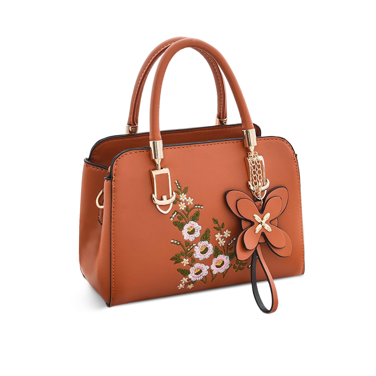 DESIGN - Crossbody Tas Van Stro Met Handvat Van Hars Aan De Bovenkant En Afneembare Crossbody Band
