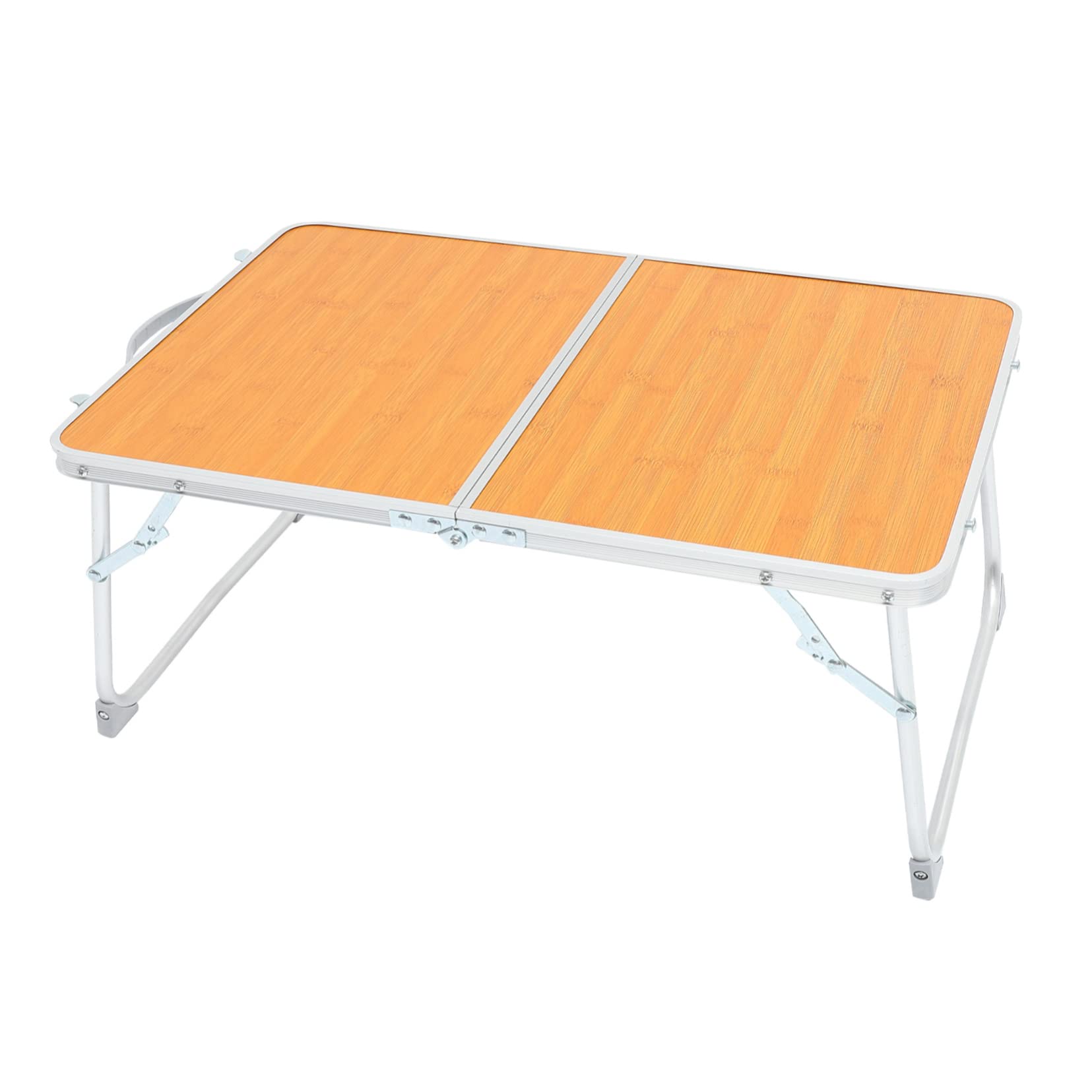 Gogogmee Portable Folding Camping Table Convenient Bed Desk with Wear Resistant for Outdoor Picnics Easy to Store Lightweight for All Activities
