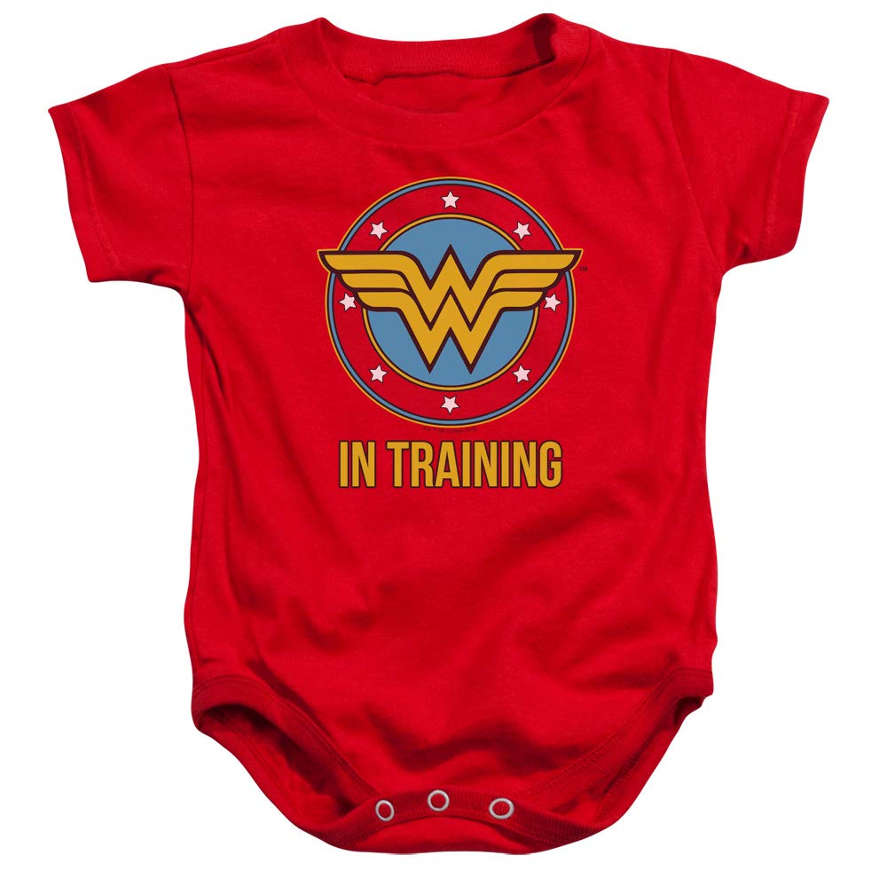 Popfunk Wonder Woman WW in Training Baby Onesie Bodysuit, 12 Months