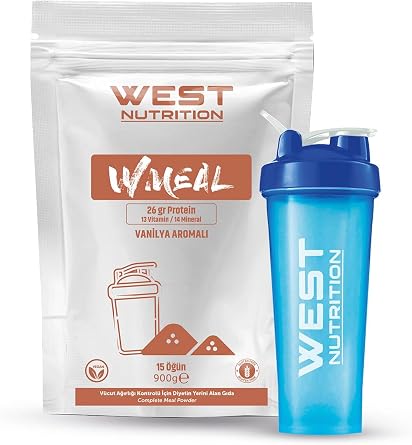 West Nutrition WMeal Proteinli Öğün Tozu 15 Öğün 900 gr Vanilya