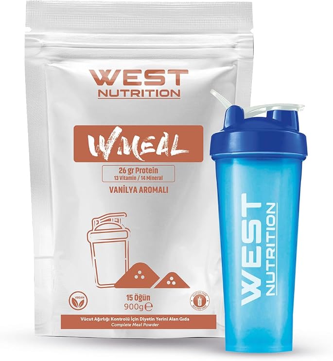 West Nutrition WMeal Proteinli Öğün Tozu 15 Öğün 900 gr Vanilya