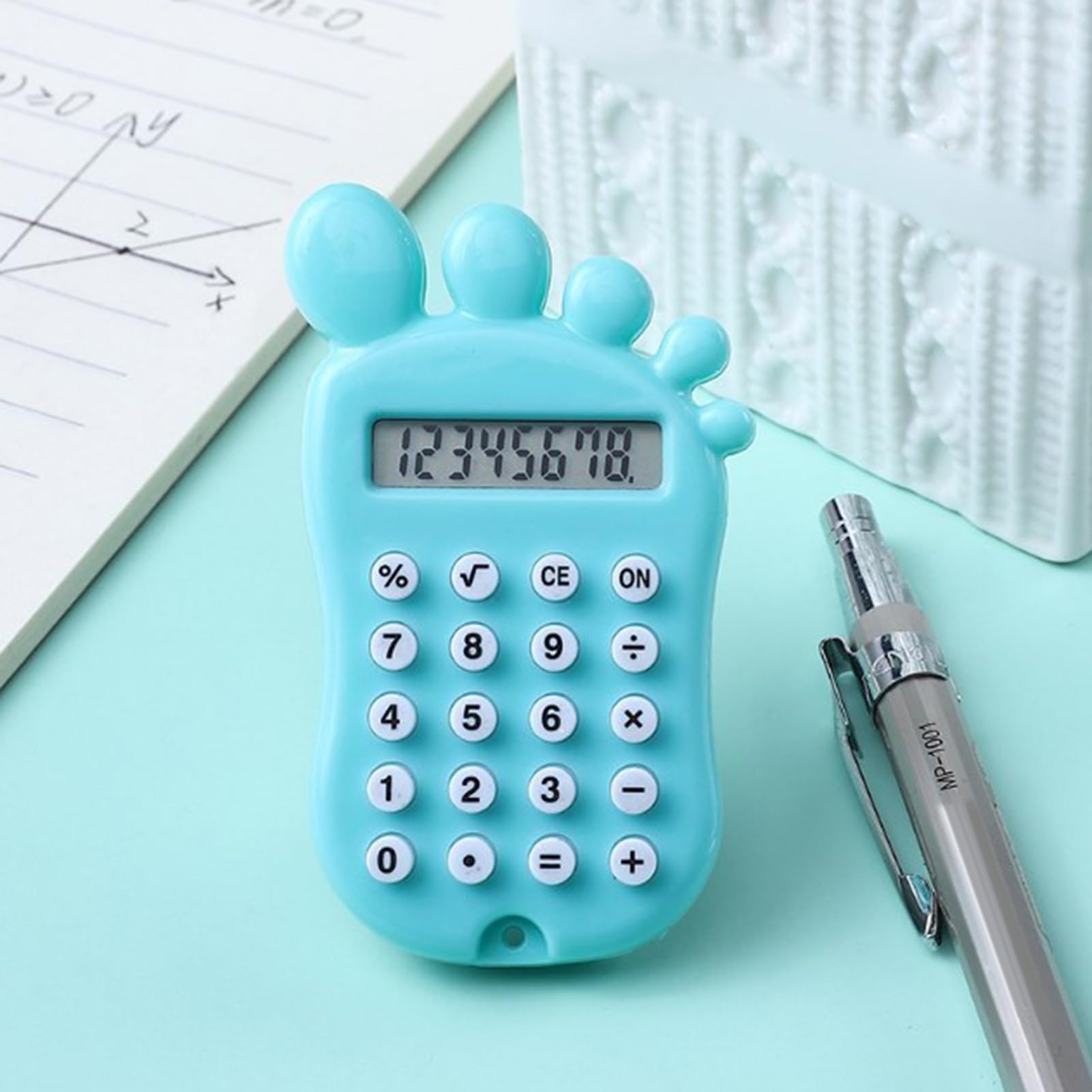 Basic Standard Calculators Mini Digital Desktop Calculator With 8-Digit LCD Display. Calculator