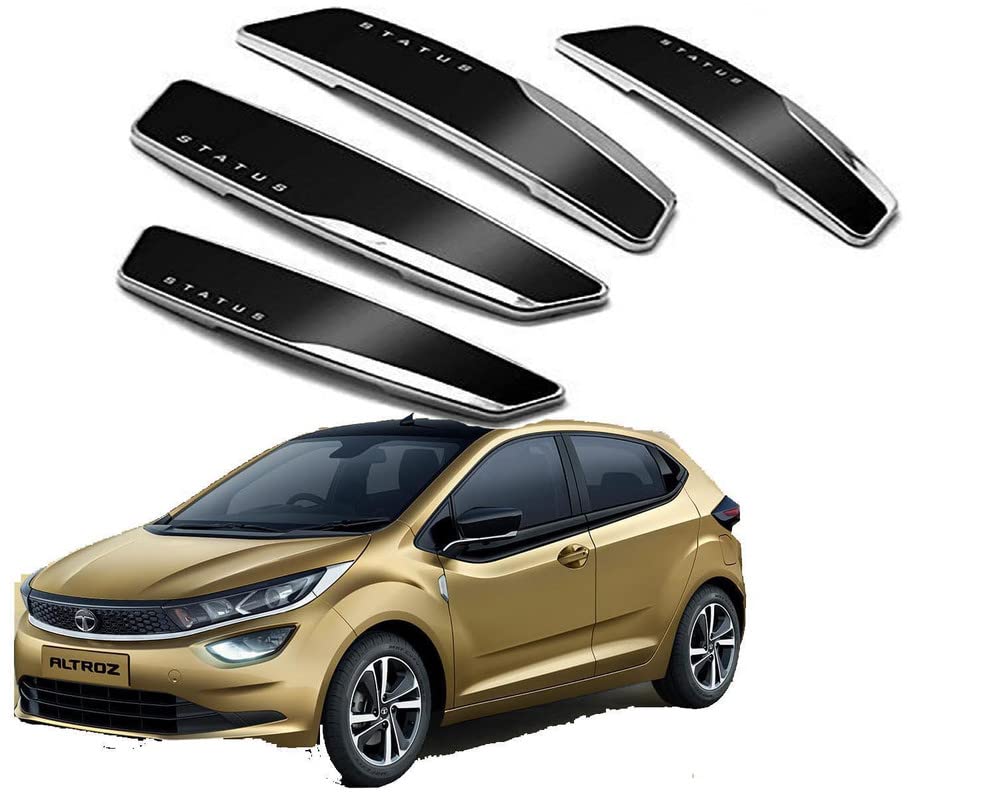 Auto E-Shopping Status Car Door Guard Edge Protector Black Color for Tata Altroz Set of 4 Pieces-image-49