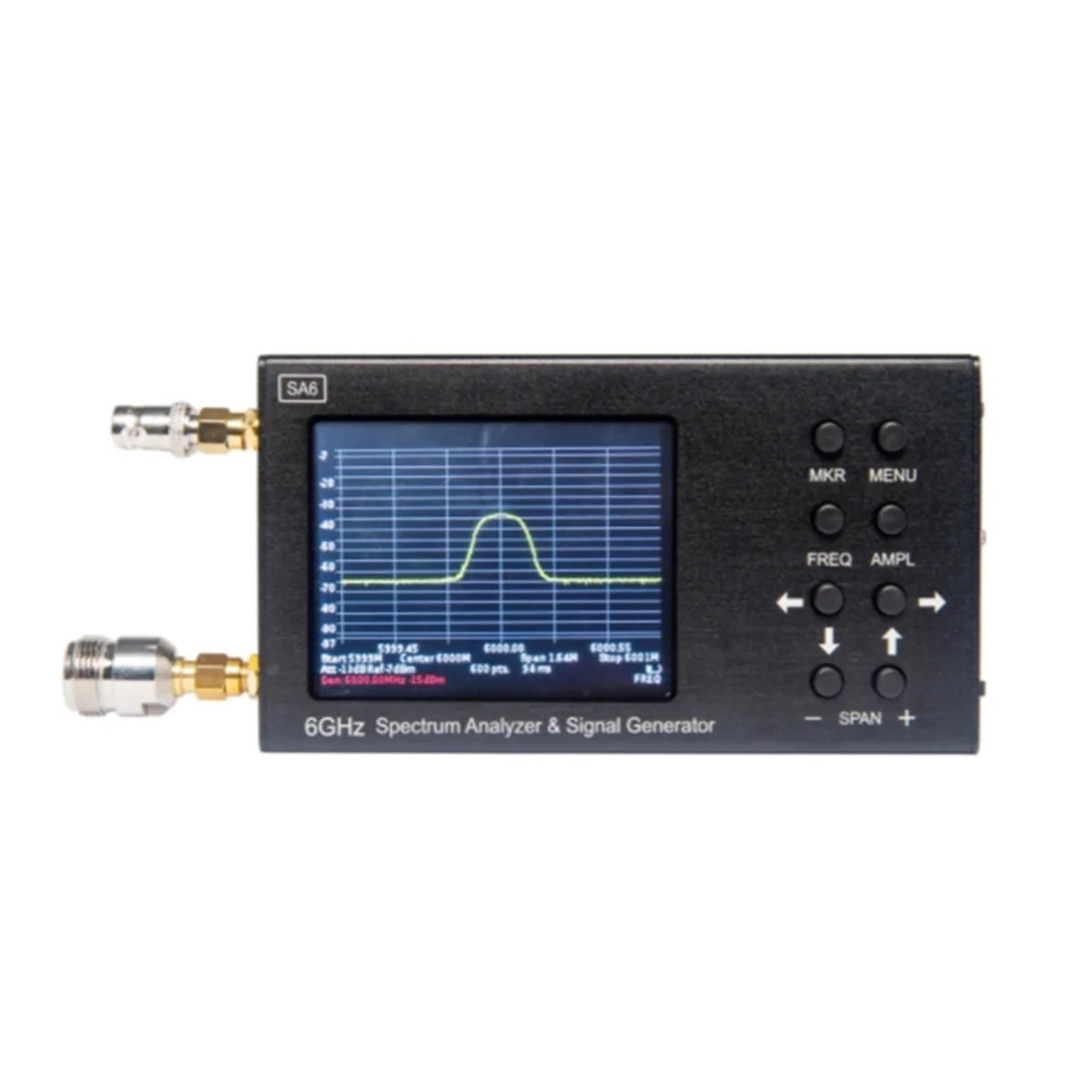 Analizator sieci, SA6 przenośny analizator widma 6GHz i generator sygnału TO, 2G, 3G, 4G, LTE, CDMA, DCS, GSM, GPRS,GLONASS