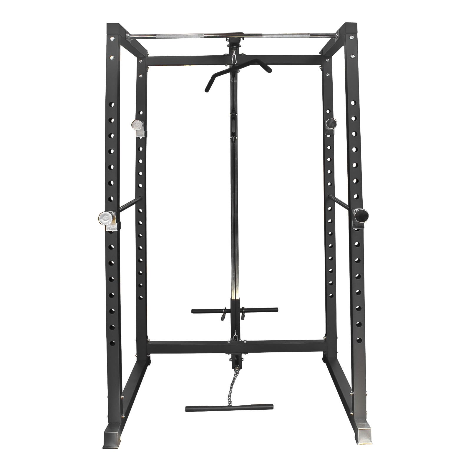 Hansson Sports® Power Rack Squat Cage Kraftstation mit Klimmzugstange, erweiterbar mit Latzug, zertifizierte Premium Qualität nach EN957, 400 kg belastbar!