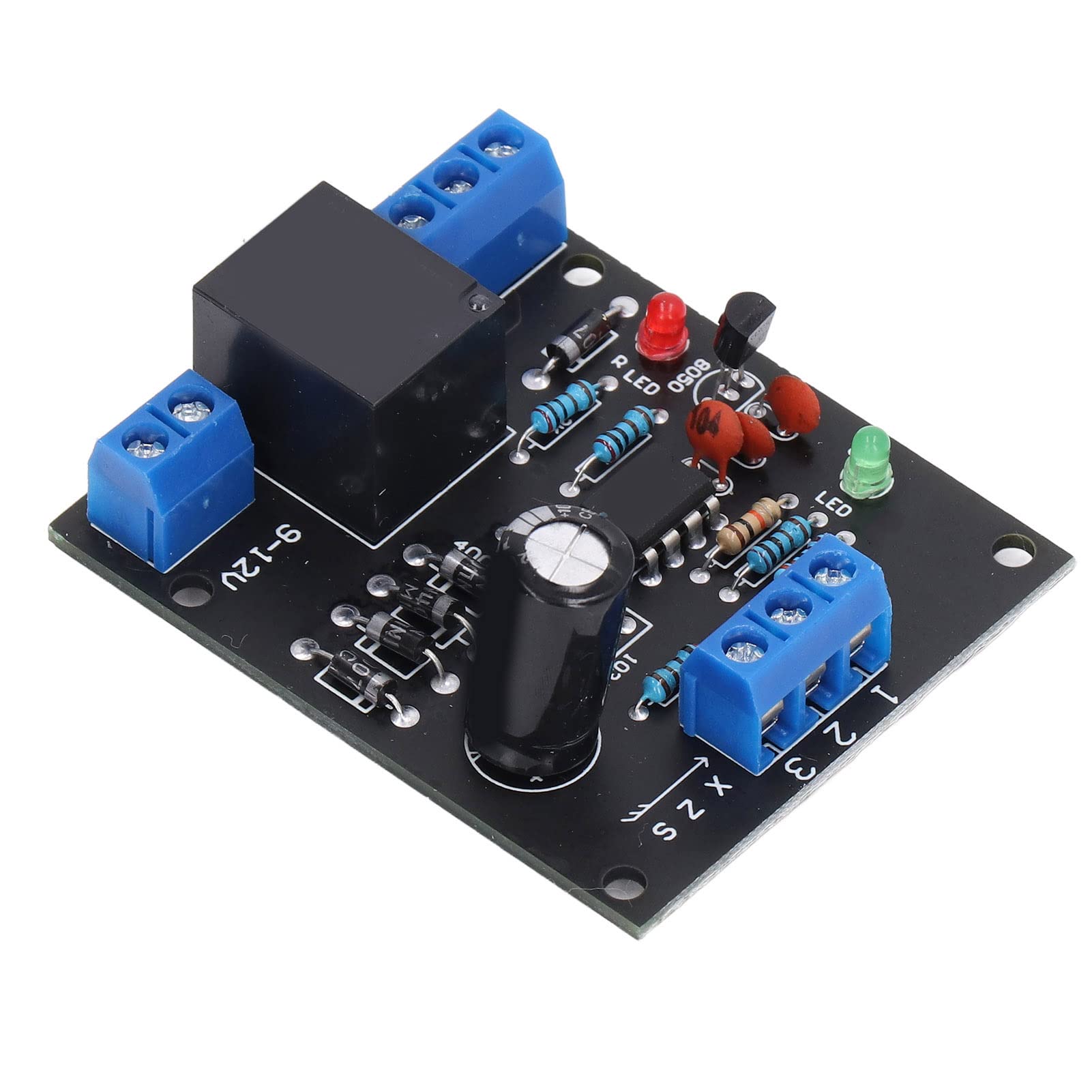 Liquid Level Switch Sensor Controller, PCB Simple Wiring Automatic Start or Stop Water Level Switch Sensor Control Module High Current Relay for Pool