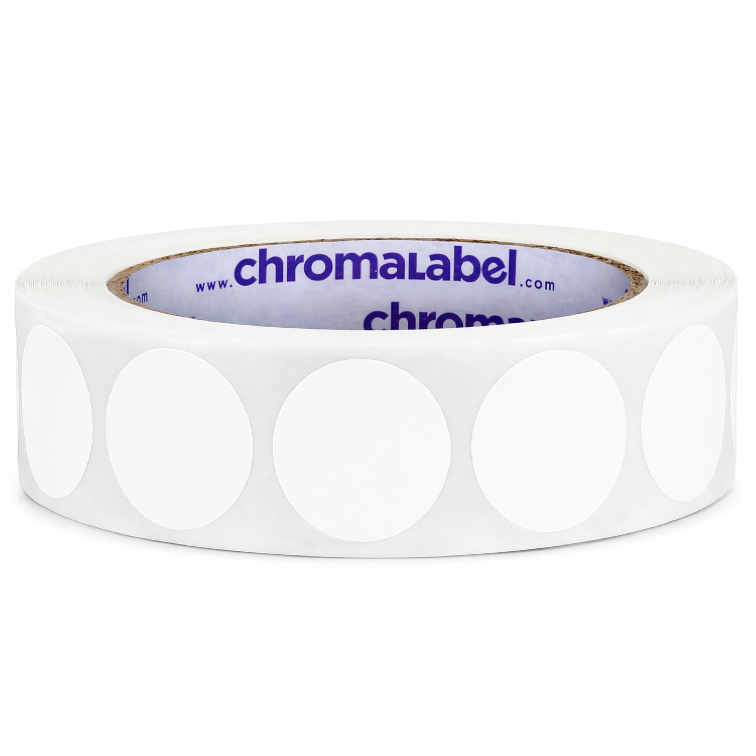 ChromaLabel 1 Inch Round Label Permanent Color Code Dot Stickers, 1000 Labels per Roll