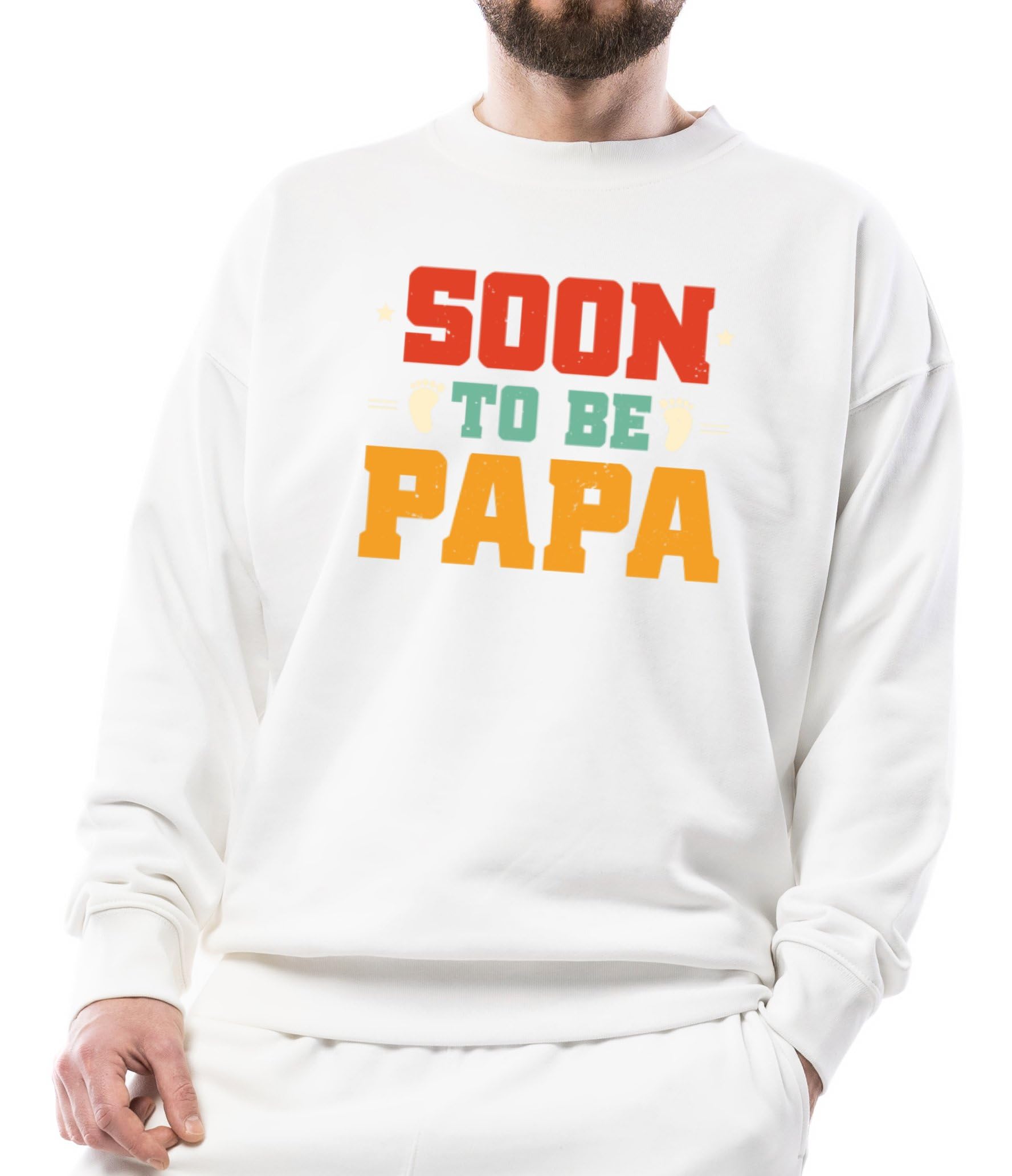 Soon to be papa Unisex Sweatshirt, New dad Gift, Father's Day Sweatshirt, dad to be Pulloverm, Expecting dad Shirt-picture-32