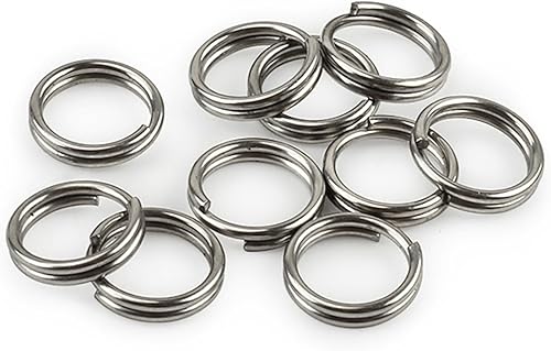 10 llaveros de aleación de titanio, accesorios de llavero EDC para herramientas pequeñas, mini conectores