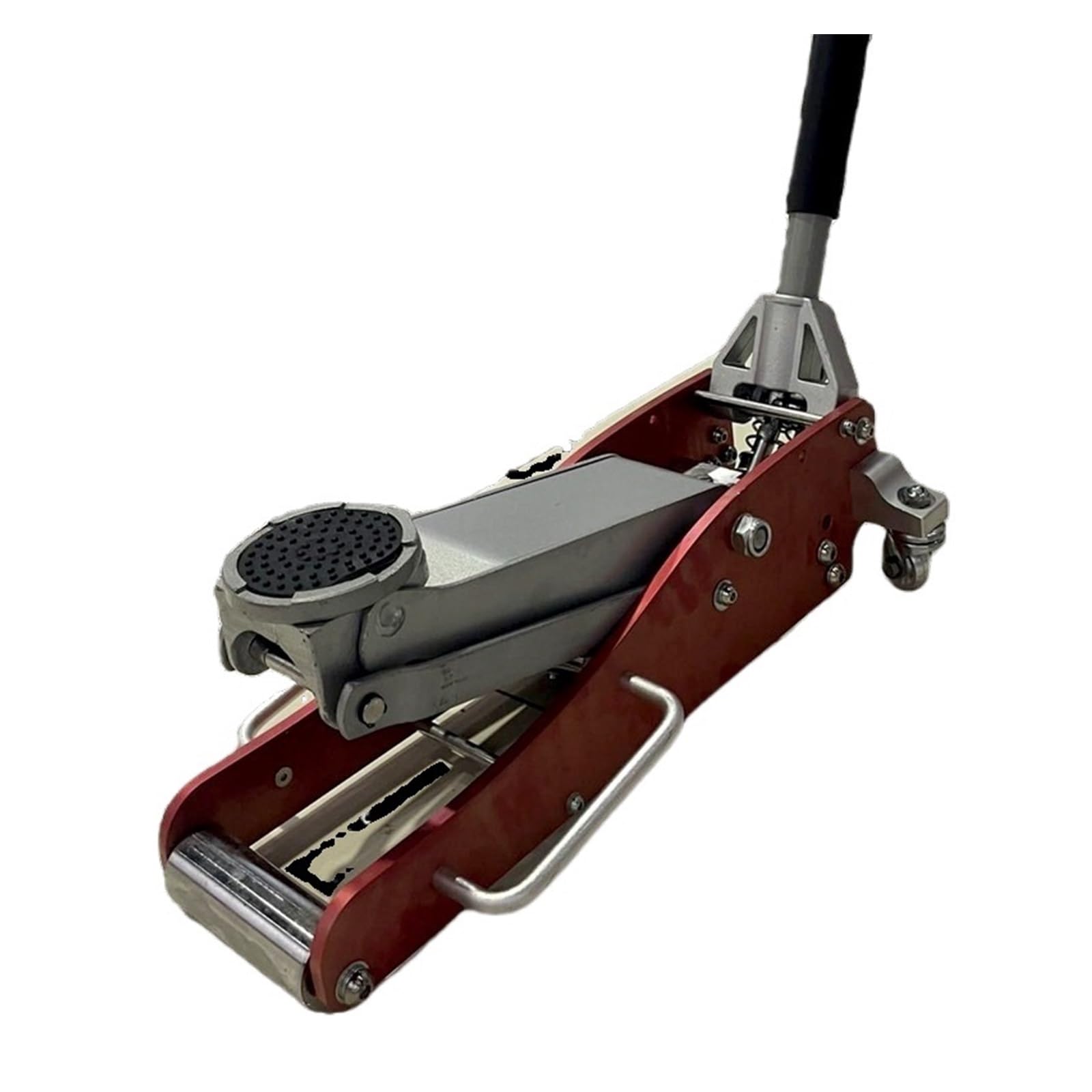 Poziomy podnośnik hydrauliczny 3T z aluminium i żelaza Luksusowe, niskie podwozie, niska pozycja Wszystkie aluminiowe podnośniki hydrauliczne