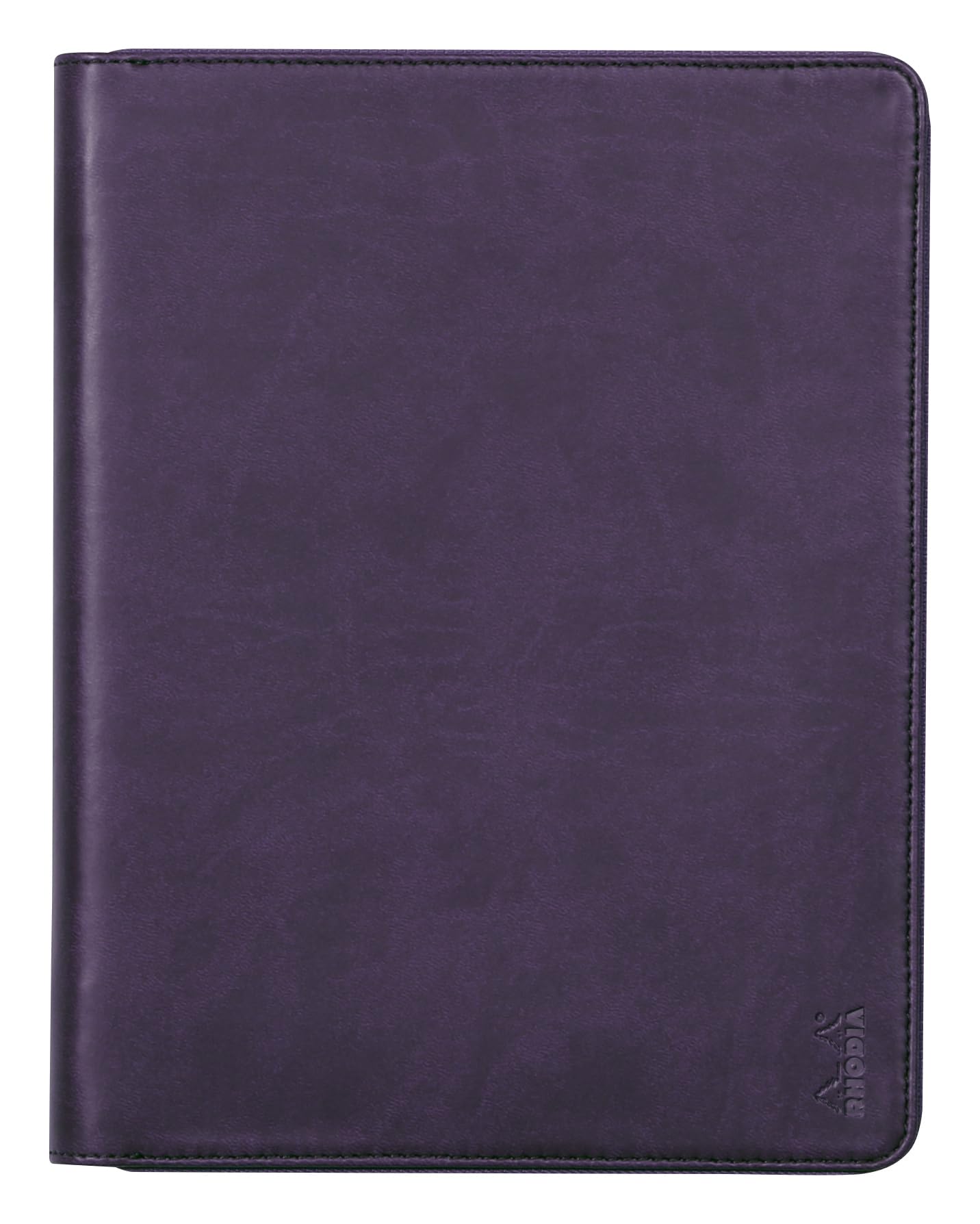 RHODIA 168105C - Portadocumenti VIOLA - per Bloc-​notes e taccuini A5 e A5+ - Dimensioni da chiuso 19,​5x25,​5 cm - Pochette per tablet - Simil Cuoio Premium