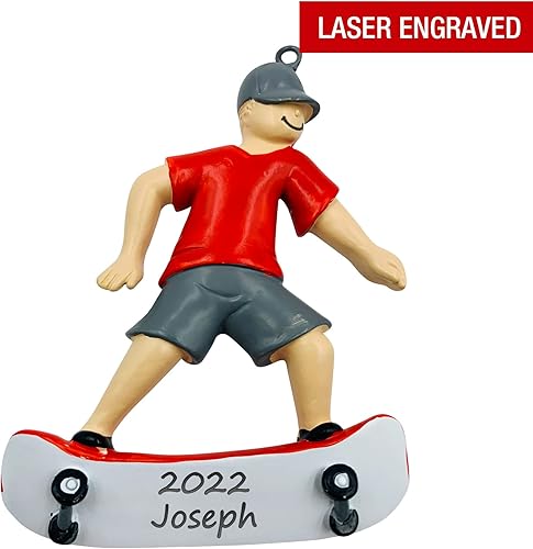 Miniatura 6 de Adorno de Navidad personalizado para monopatín 2023