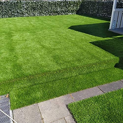 PUCHIKA Kunstgras voor balkon en tuin, grastapijt groen, kunstgrastapijt met 20 mm noppen, kunstgrastapijt buiten… - Afbeelding 4