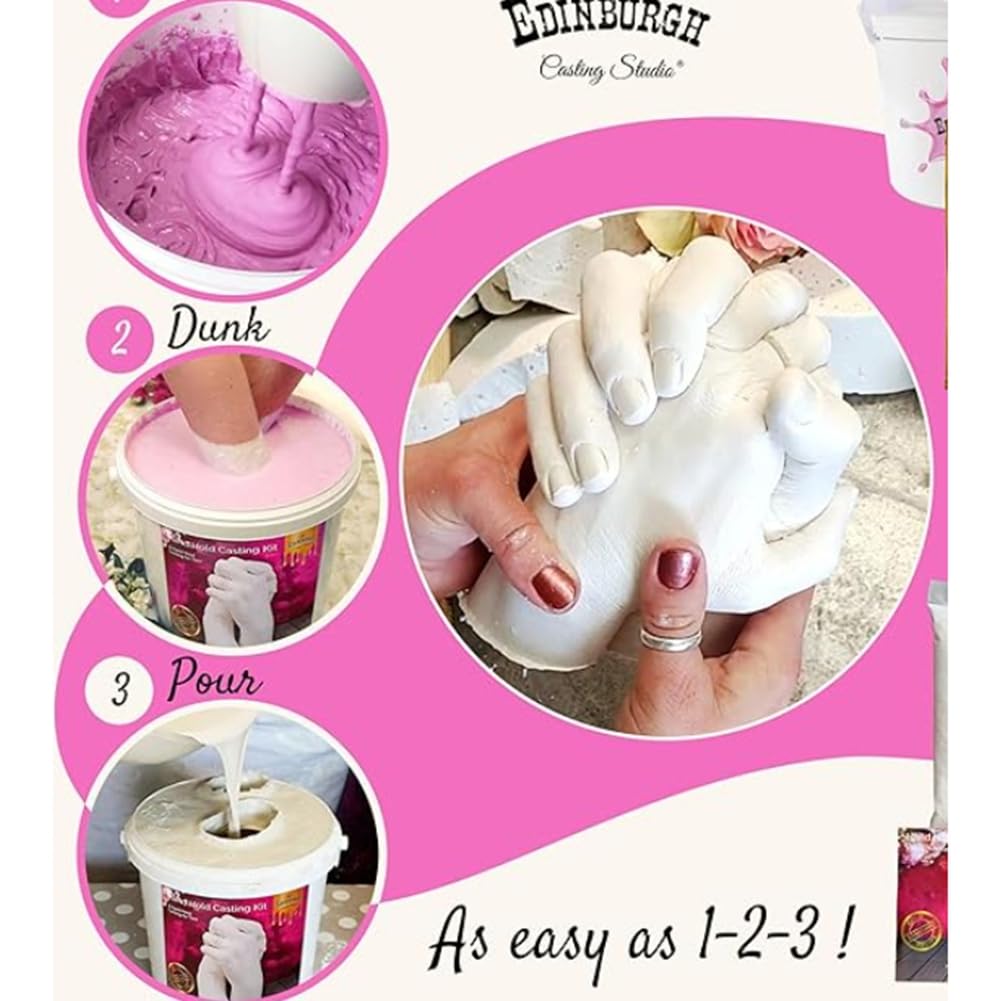 Bamberg Coppie Colate A Mano Scultura in Pietra Realistica per Due Stampi Fatti A Mano per la Festa della Mamma Fai-da-Te Fuso A Mano Clone Finger Facile Installazione A