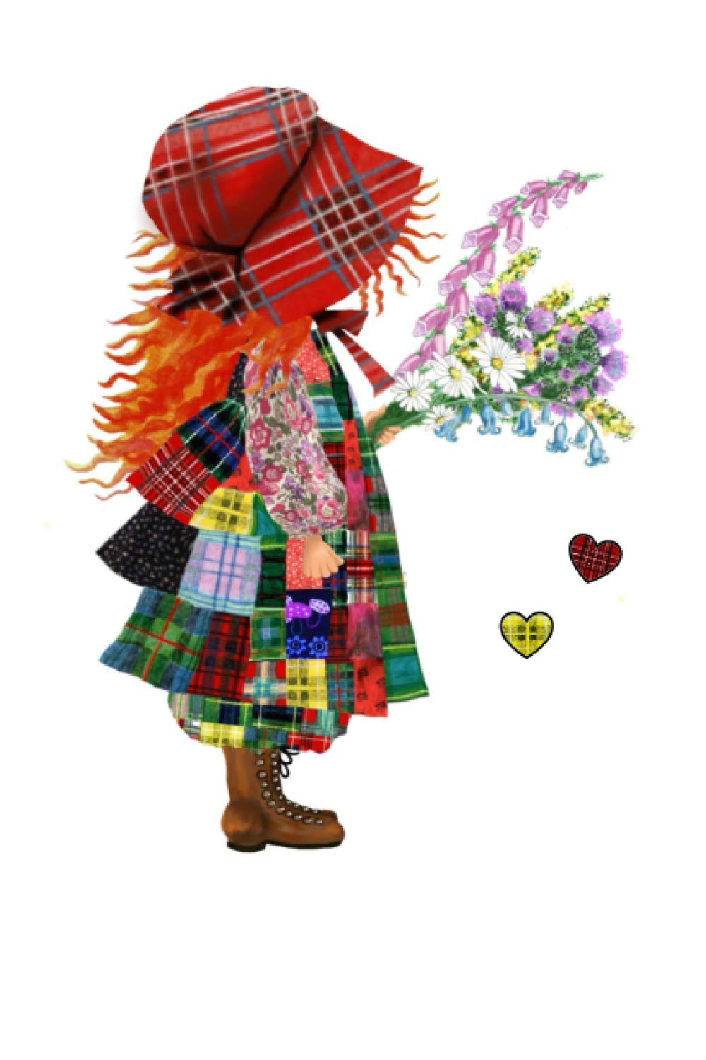 "Polly" Notebook by Scottish Illustrator Penny Silver - 6 x 9 inches - 100 wide lined pages (Scottish Notebooks)