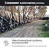 Sandbaggy Black 6 Mil Plastic Sheeting | Made in USA | Industrial Grade Waterproof Material | Great for Construction, Industrial & Landscaping | Exceeds ASTM Standards (20 ft x 100 ft Roll - 6 Mil) #2