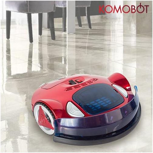 KomoBot-Robot Vacuum Cleaner, 25 W, High Capacity Battery, 140 ml Tank, 30 min Autonomy