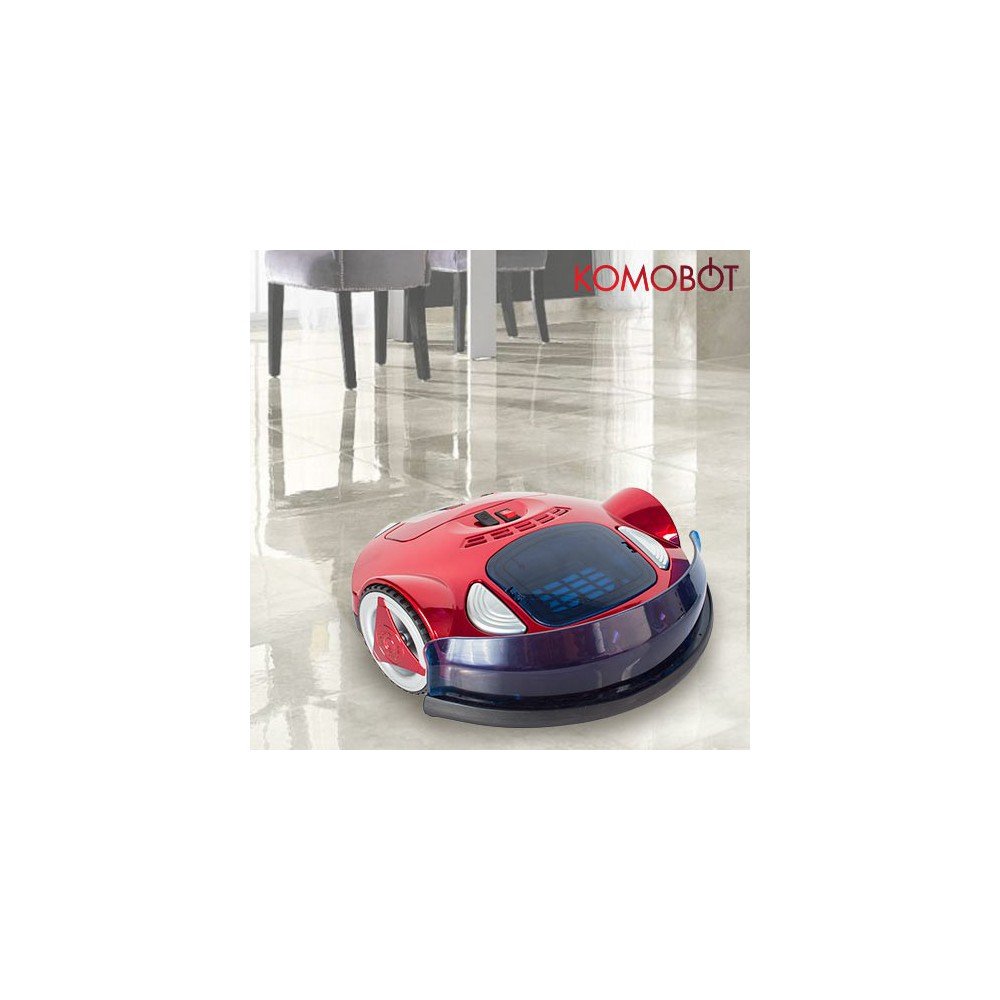 KomoBot-Robot Vacuum Cleaner, 25 W, High Capacity Battery, 140 ml Tank, 30 min Autonomy [Energy Class A]