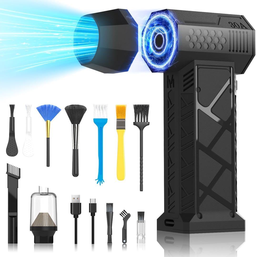 ブロワー エアダスター 超高速 掃除機能付き 集塵機 小型