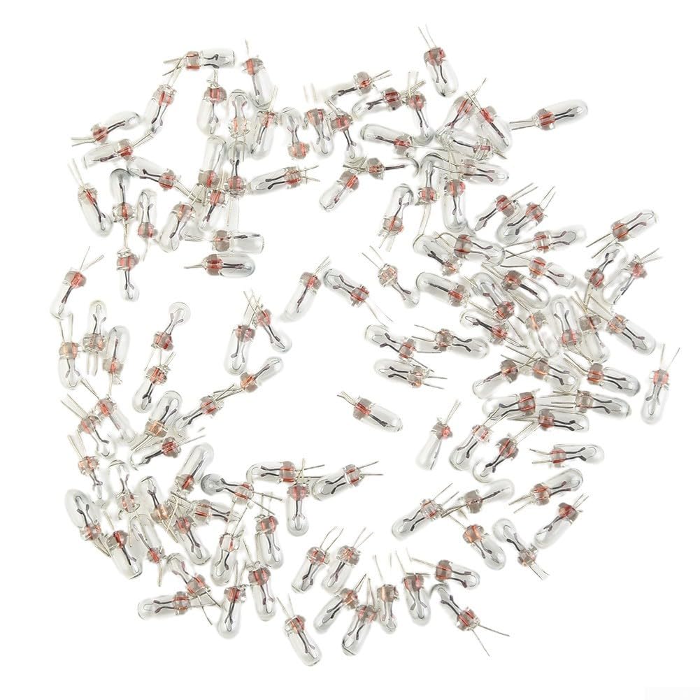 Mini bombillas de 3 mm, 120 unidades, luz blanca cálida de 12 V para proyectos de manualidades y acentos