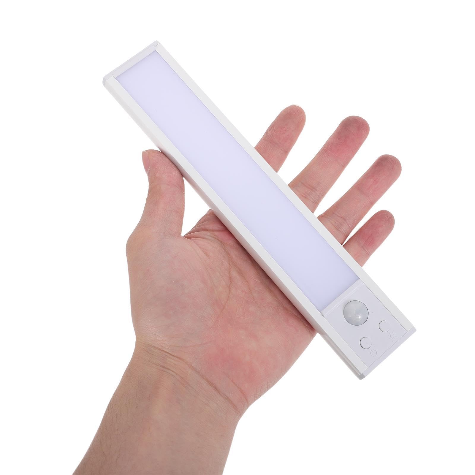 Cabilock 3er-pack Schrankleuchten mit Bewegungsmelder – Kabellose Unterbaubeleuchtung mit 3 Farbtemperaturen Und Dimmfunktion – Wiederaufladbare Led-lichtleisten mit Usb-c-anschluss für Küche,