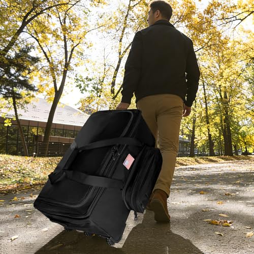 150L Tri-Wheel Rolling Duffle Bag