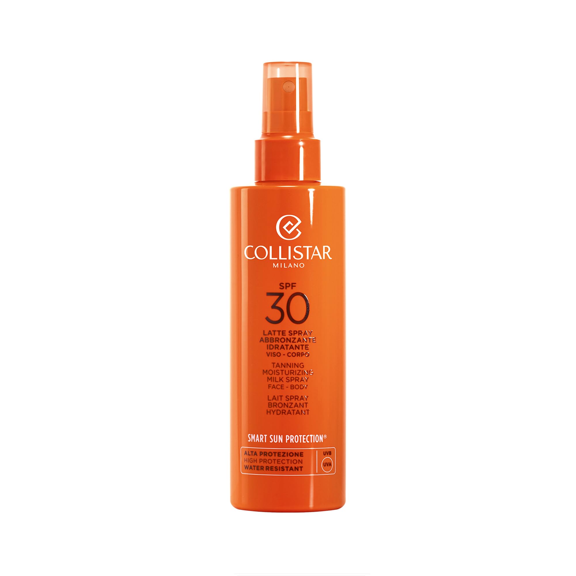 Collistar Cofanetto Regalo Solare SPF30, Latte Spray Abbronzante Idratante 200ml + Balsamo Doposole 100ml, Protezione Alta, Abbronzatura Uniforme, Con Pochette