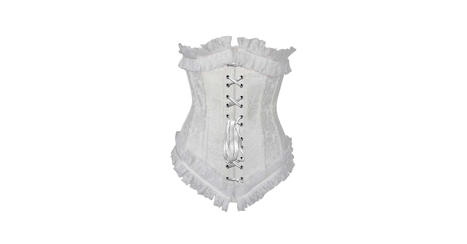 lace up layered corset（white,F） 61cHkd8BI8L.jpg_BO30,255,255,
