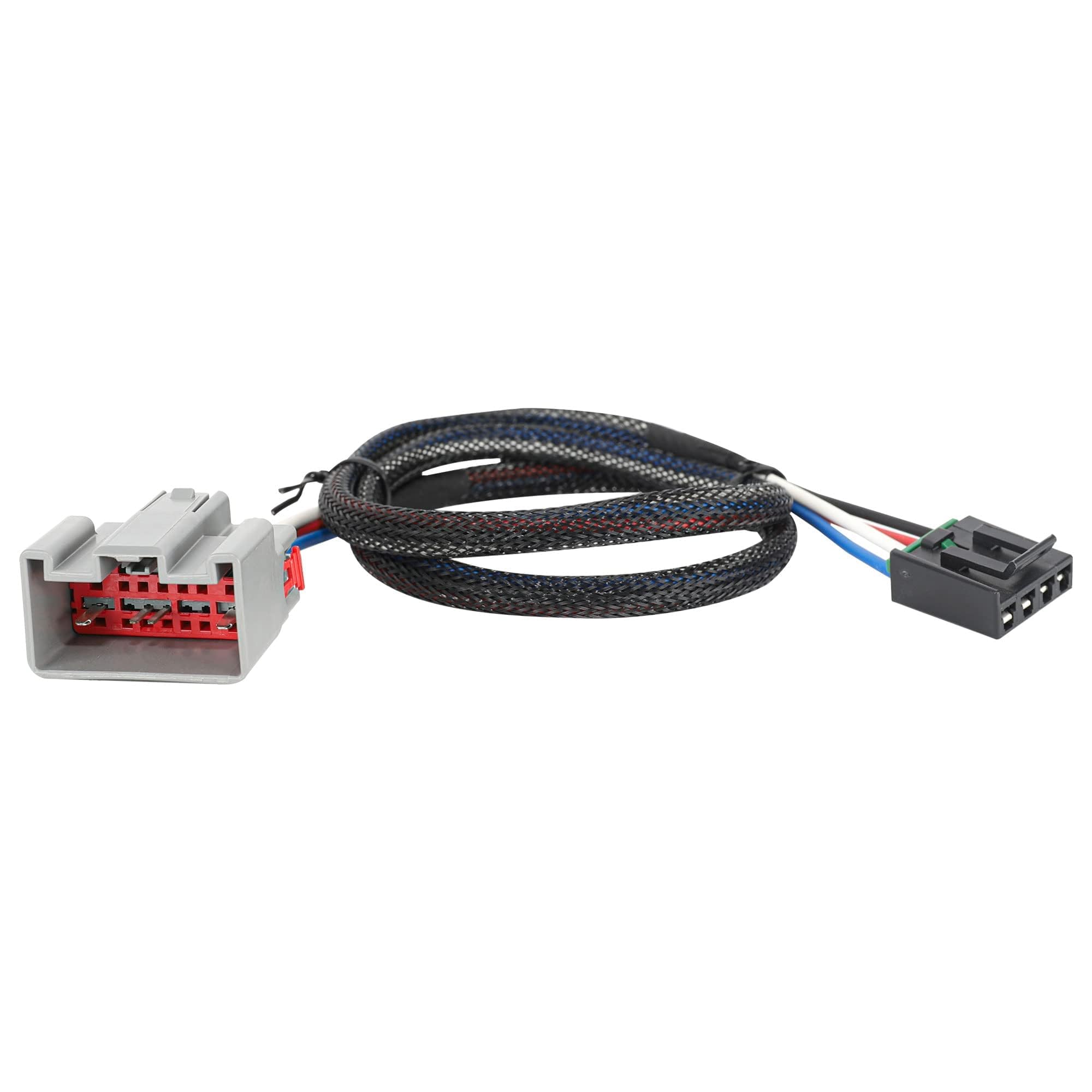 CURT 51437 Quick Plug Trailer Brake Controller Harness - Plug & Play Wiring For Ford F150, F250, F350 Super Duty