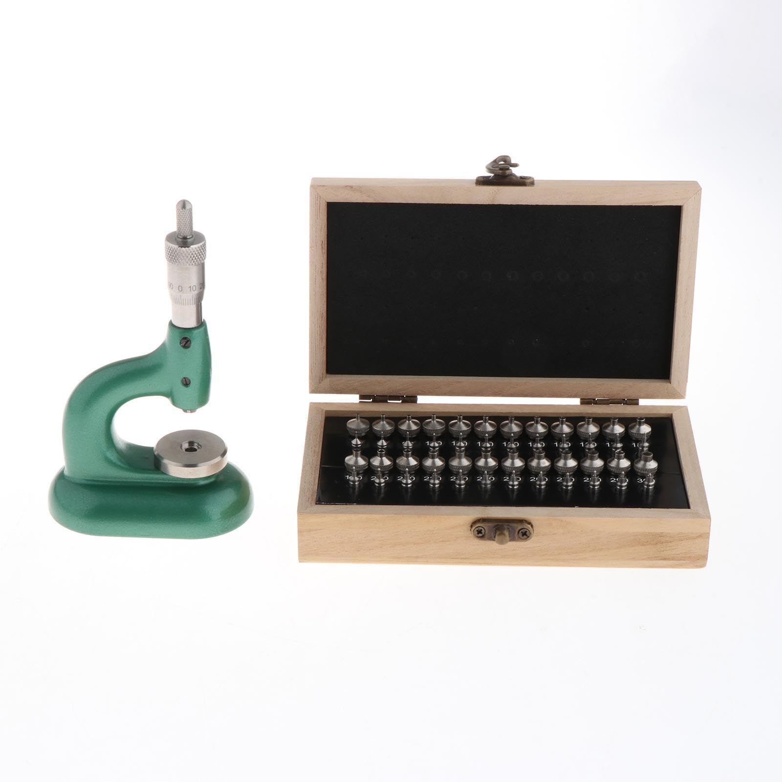 Juego de herramientas para cerrar cajas de relojes, prensa para engarzar piedras, paquete herramientas confiable, diseñado para todo relojero o joyero, instalación joyas, ajustador ojos