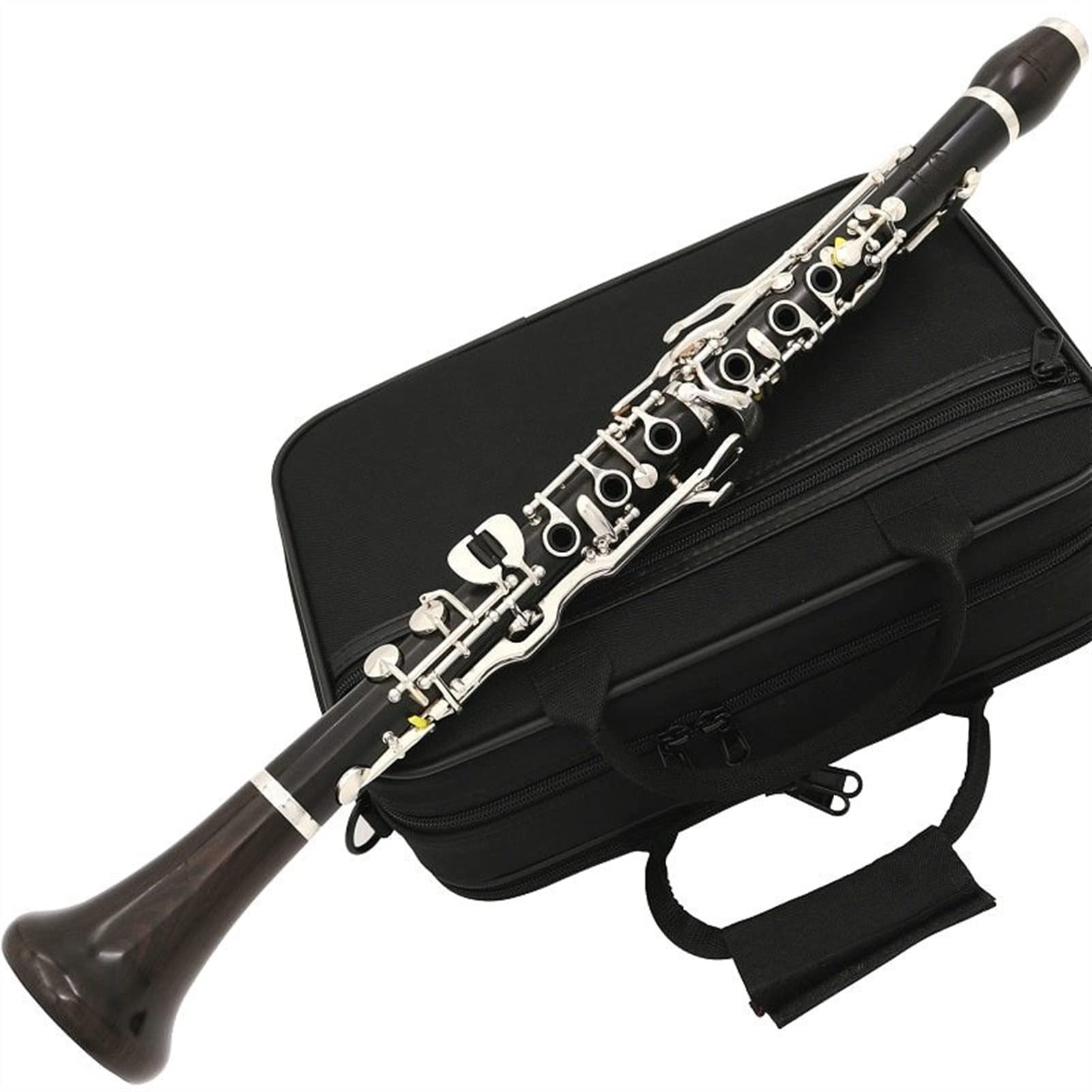 BB Tone 20 Keys Keys Ebony In Legno Clarinetto In Argento Placcatura Tasti Con Custodia