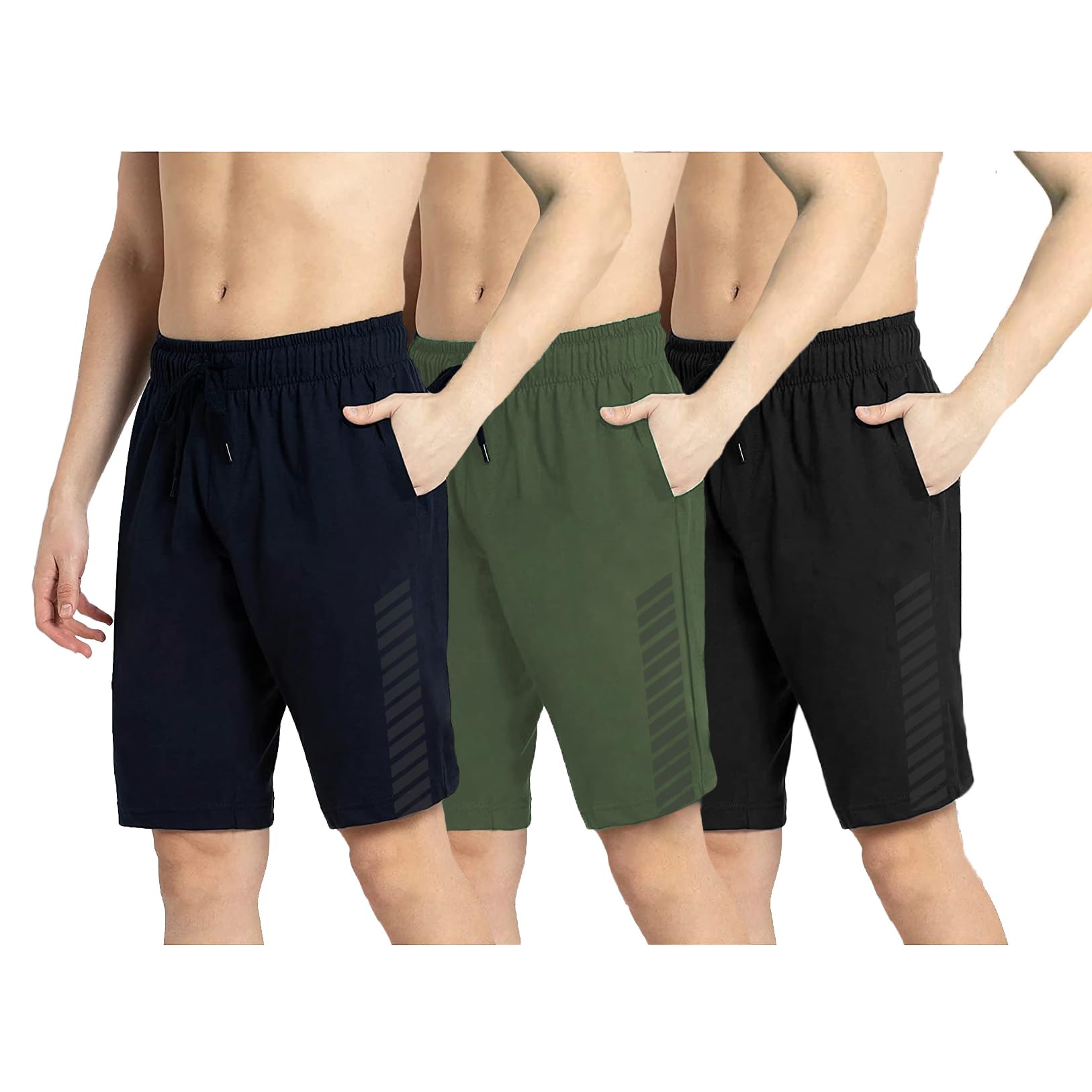 West Gate Clothing Plus Size Men's Regular Fit Shorts Combo Pack of 3 | XL,2XL,3XL,4XL,5XL Shorts-picture-32