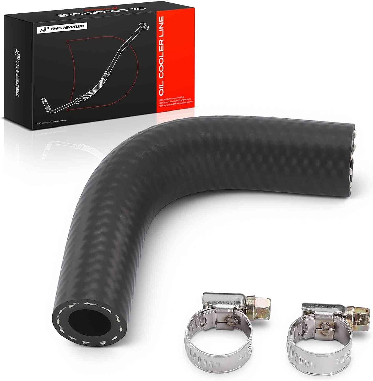 A-Premium Return Turbocharger Coolant Return Hose Compatible with Chevrolet Silverado 2500 HD 2004-2006, Express 2500 2006-2010 & GMC Sierra 3500 2004-2006, Savana 3500 2006-2010, 6.6L