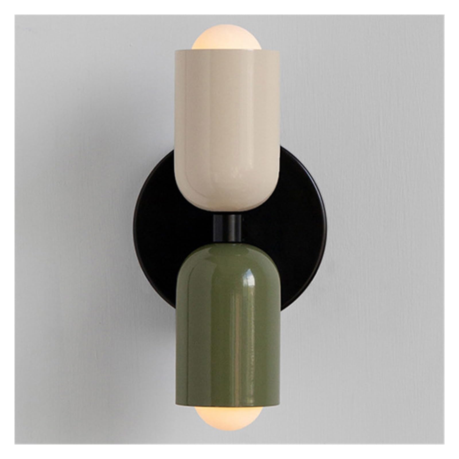 GDBAGKDQK Light Modern Simple Color Macaron Colorful Living Room Dining Bedroom Bedside Wall Lamp Creative Homestay Nordic Bright Lights(Three Color dimming,A WG)