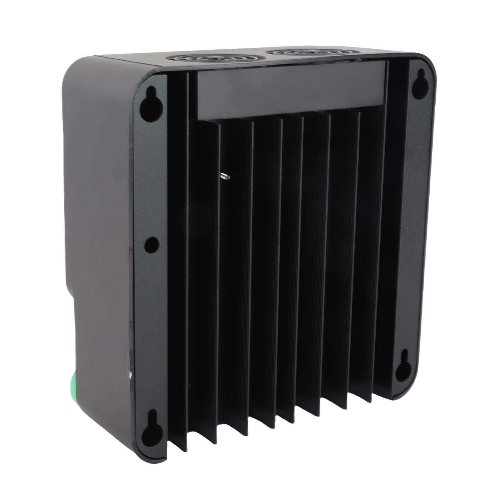 Jiawu Kontroler Słoneczny MPPT 40A, Automatyczny Regulator Panelu Słonecznego 12V 24V z Ekranem LCD, Podwójnym Portem USB, Podwójnym Wentylatorem Chłodzącym dla Systemu Wytwarzania Energii PV (30A)