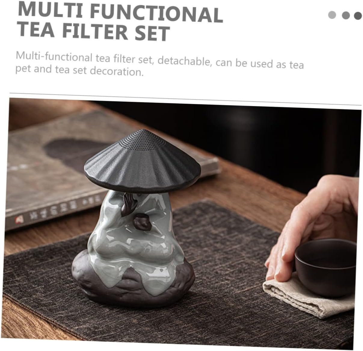 Ceramic Tea Filter Tea Infuser Capacity Modern Supplies Pet Filtering Tool