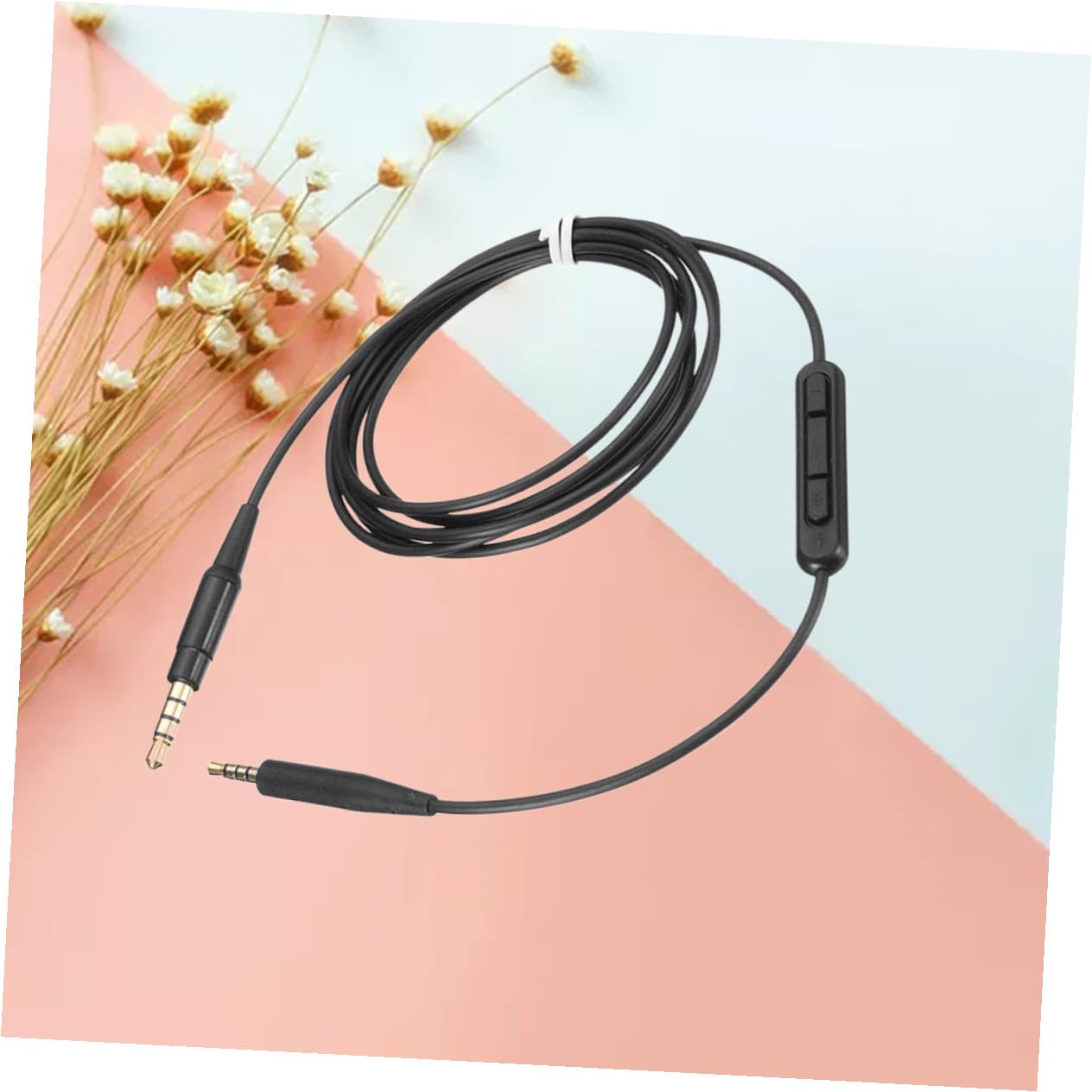 DOITOOL 3stücke Stereo Audio Kabel Für Hochwertiges Headset-kabel Mit Inline-mikrofon Und Steuerung Kompatibel Mit Audio-geräten Schwarz