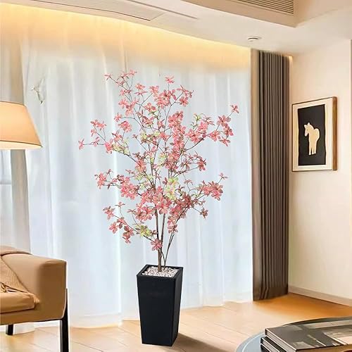 Miniatura 7 de Planta falsa Croton artificial, 23.6 pulgadas de alto con hojas coloridas, palmera de croton sintético en maceta, plantas artificiales para