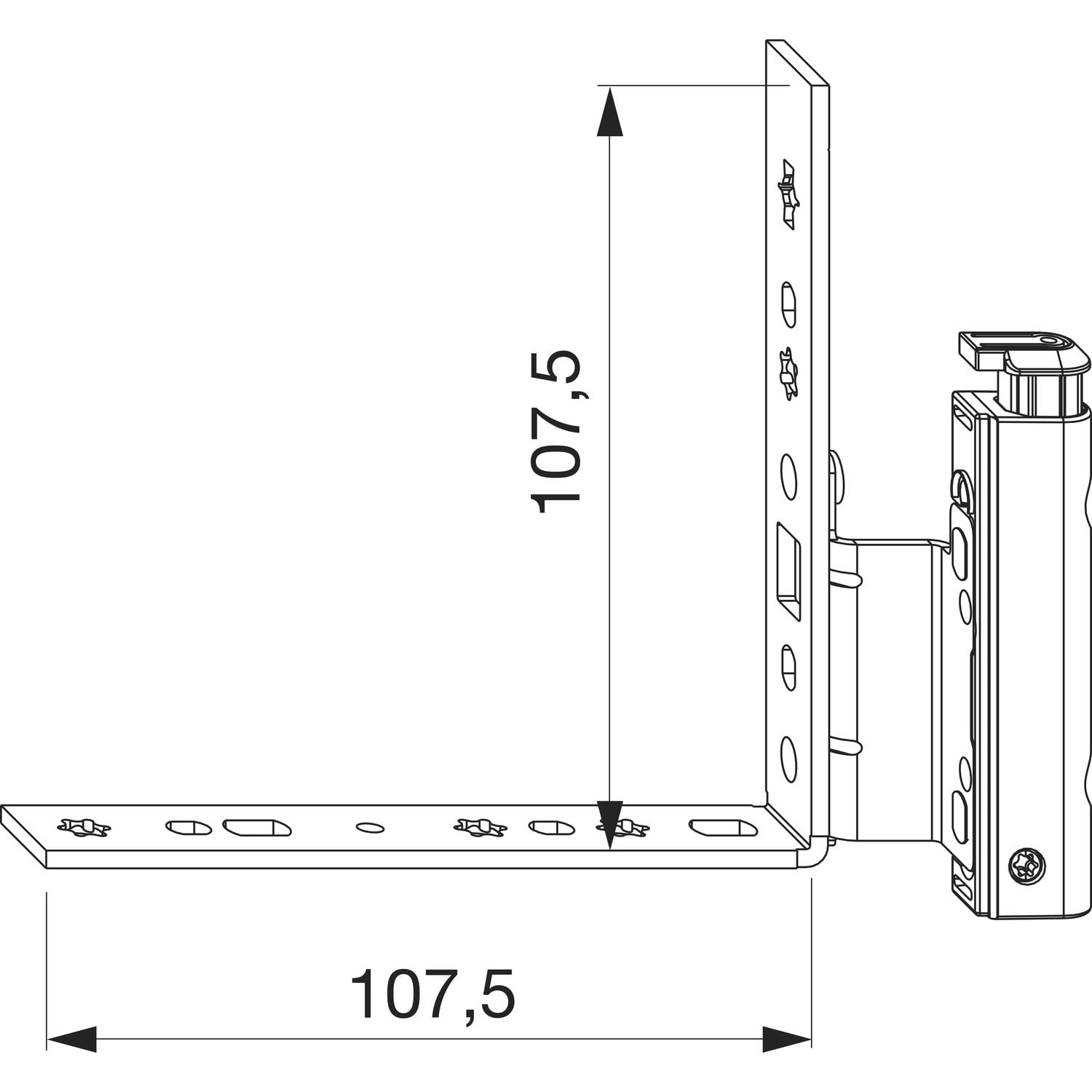 Maco Multistore DT130 Support Universel Pour Fenêtre En Bois