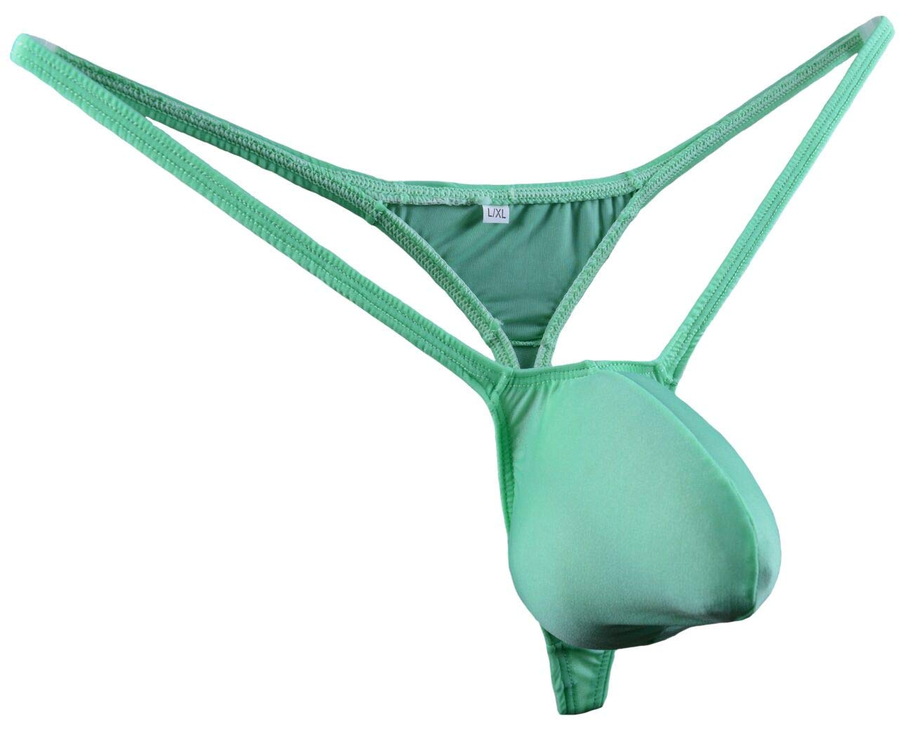 JJPOUCH Mens String Thong Bulge Pouch T-Back Bikini Nylon JJP1003