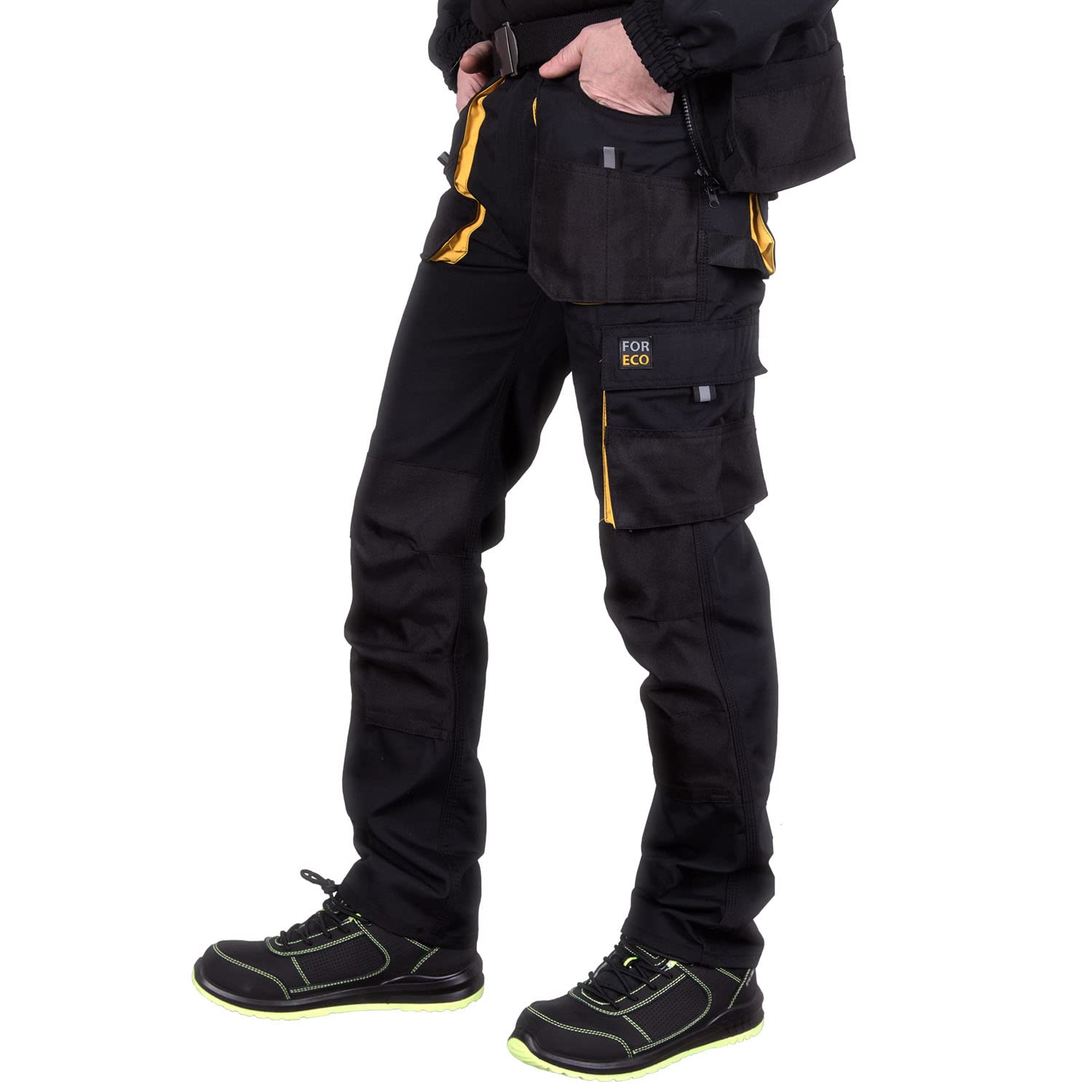 Foreco-T SBP Arbeitshose – Arbeitshose – Schnittschutzhose, OEKO-TEX Standard 100, 80% Polyester 20% Baumwolle, 260 g/m2