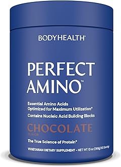 PerfectAmino Powder - BCAA and EAA Powder for Pre and Post Workout - Amino Acid Energy Drink for Men and Women to Support Lean Muscle and Recovery - Chocolate - 60 Servings