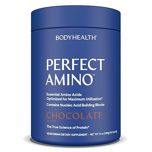 BodyHealth PerfectAmino Powder - BCAA and EAA Powder for Pre