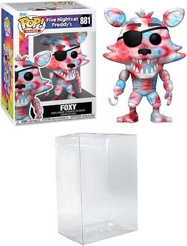 Funko POP - Five Nights at Freddys Tie Dye - Foxy incluido con un protector Pop de Byrons Attic