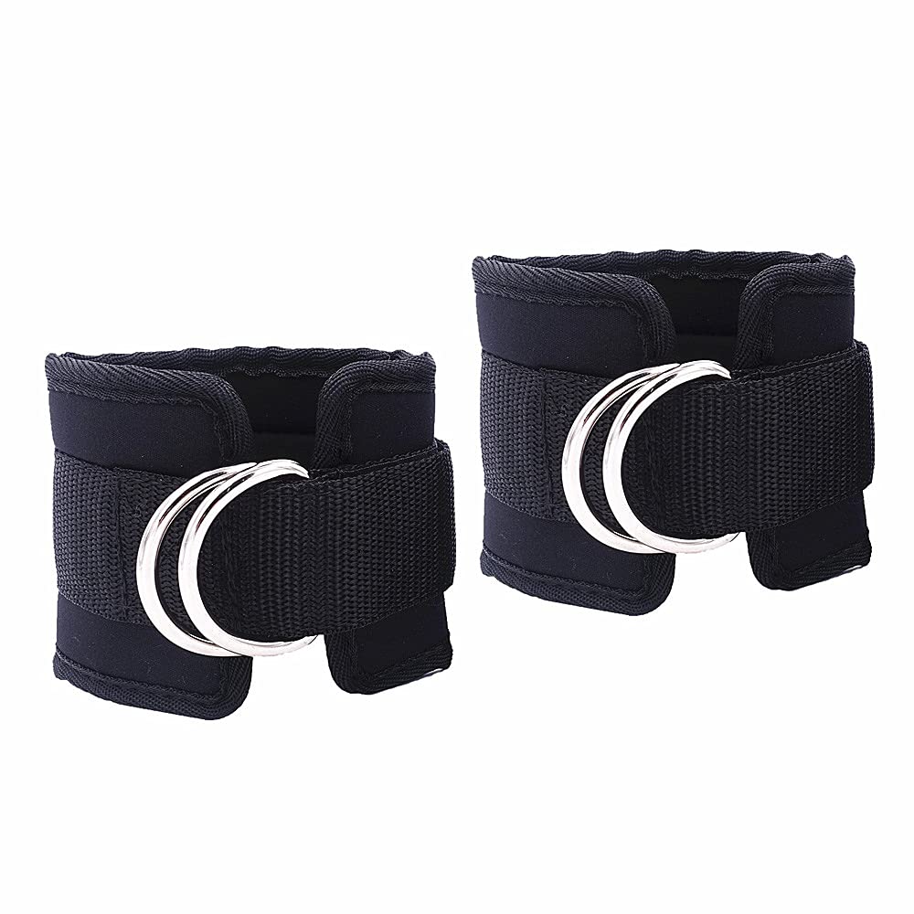 Bandes de cheville en néoprène durable avec double anneau en D