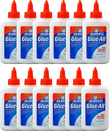 Elmer's Glue All Multi Purpose Glue, 4 Ounces (Pack of 12)