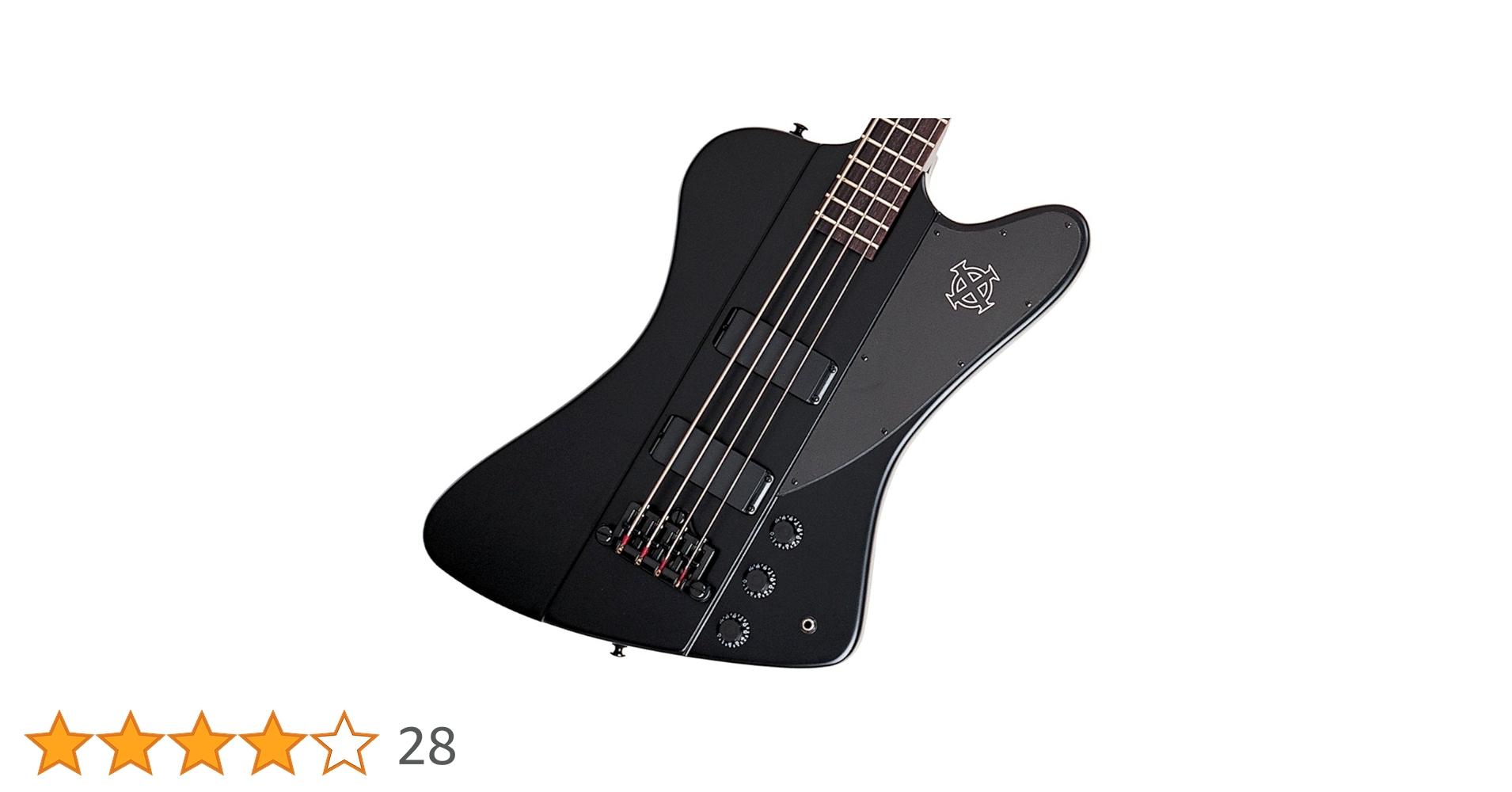 Amazon | Epiphone Goth Thunderbird-IV Pitch Black