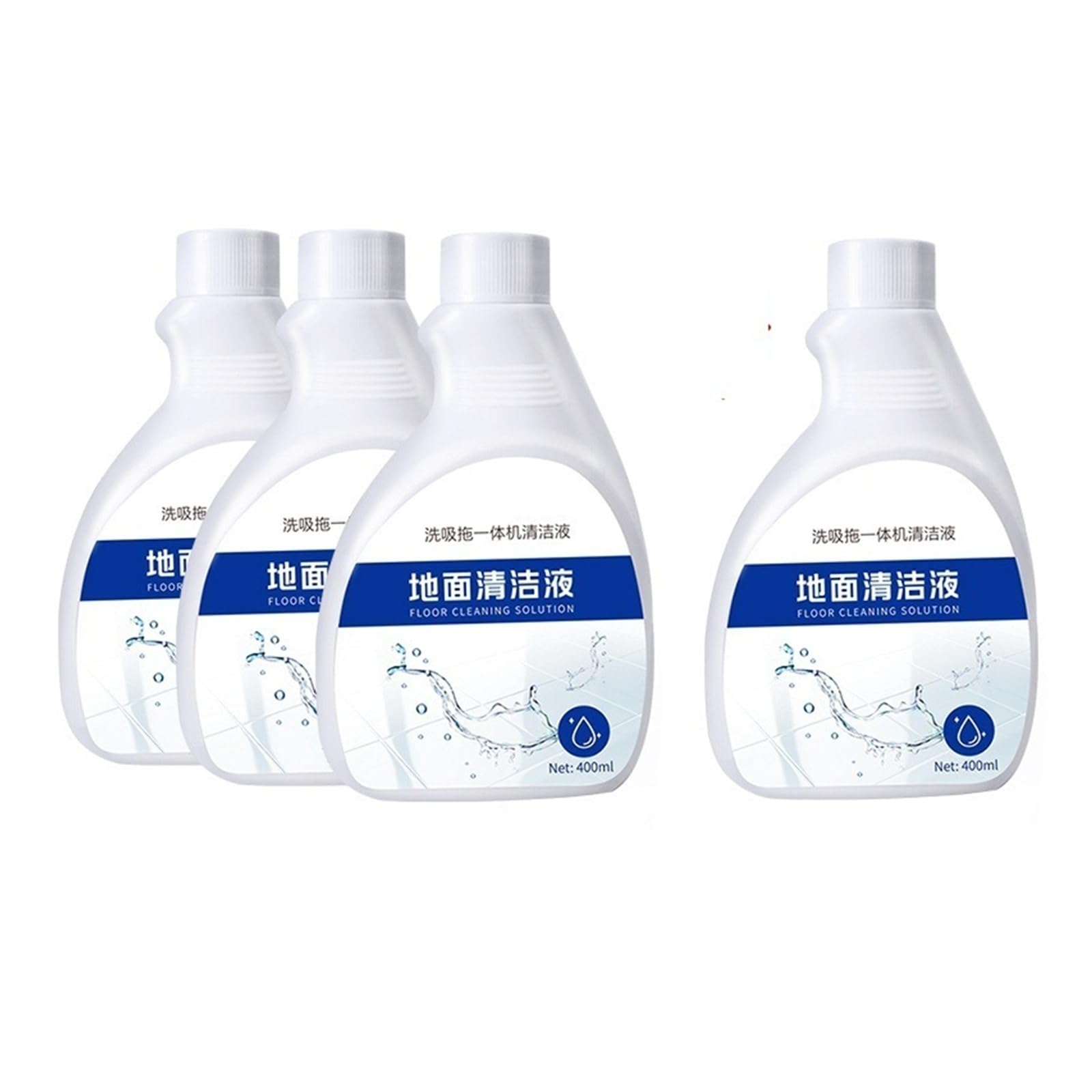Líquido limpiador de pisos。 Compatible para Midea 。 Soluciones de limpieza para múltiples superficies。 Líquido limpiador 400 ml (13,5 onzas líquidas)(4 bottle)