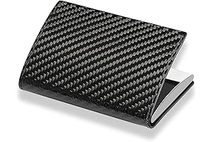 MONOCARBON Real Carbon Fiber Credit Card Protector & Holder